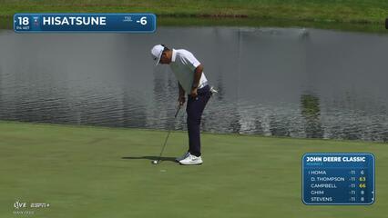 Ryo Hisatsune | Round 2 | 18th hole | Shot 4 | 2025 John Deere