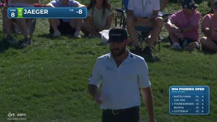 Stephan Jaeger | Round 4 | 8th hole | Shot 4 | 2026 WM Phoenix Open