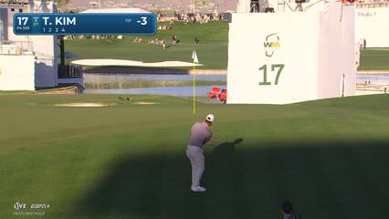 Tom Kim | Round 1 | 4th hole | Shot 2 | 2025 WM Phoenix Open
