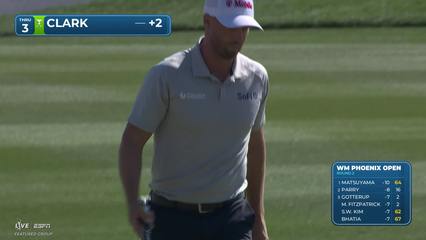 Wyndham Clark | Round 2 | 3rd hole | Shot 5 | 2026 WM Phoenix Open