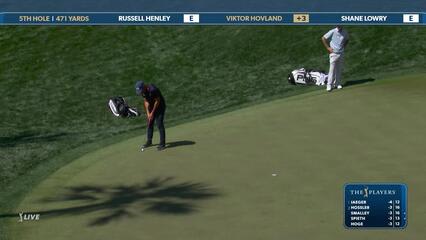 Viktor Hovland | Round 1 | 5th hole | Shot 7 | 2025 THE PLAYERS