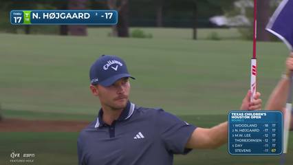Nicolai Højgaard | Round 3 | 17th hole | Shot 3 | 2026 Texas Children's