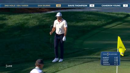 Sam Burns | Round 1 | 2nd hole | Shot 4 | 2026 THE PLAYERS