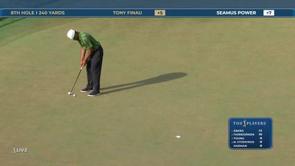 Tony Finau | Round 4 | 8th hole | Shot 3 | 2026 THE PLAYERS