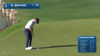 Blades Brown | Round 3 | 5th hole | Shot 4 | 2026 The American Express