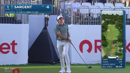 Gordon Sargent | Round 4 | 1st hole | Shot 1 | 2025 Rocket Classic