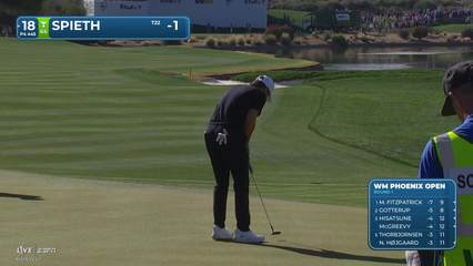 Jordan Spieth | Round 1 | 18th hole | Shot 4 | 2026 WM Phoenix Open