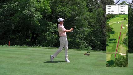 Davis Thompson | Round 4 | 2nd hole | Shot 1 | 2025 John Deere