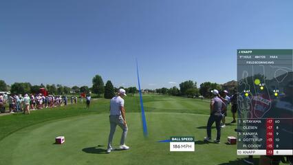 Jake Knapp | Round 3 | 9th hole | Shot 1 | 2025 3M Open