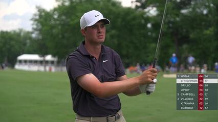 Davis Thompson | Round 3 | 18th hole | Shot 2 | 2025 John Deere