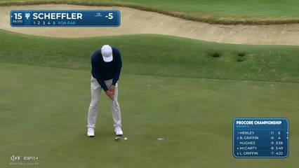 Scottie Scheffler | Round 2 | 15th hole | Shot 5 | 2025 Procore