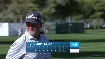 Jerry Kelly | Round 2 | 8th hole | Shot 2 | 2025 Charles Schwab