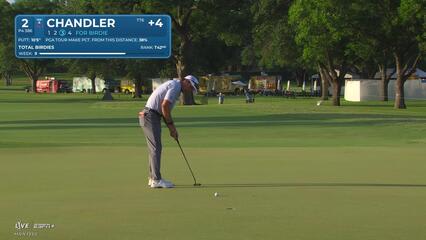 Will Chandler | Round 4 | 2nd hole | Shot 4 | 2025 Charles Schwab