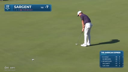 Gordon Sargent | Round 3 | 17th hole | Shot 5 | 2026 The American Express