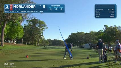 Henrik Norlander | Round 4 | 2nd hole | Shot 1 | 2026 Valspar