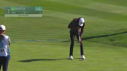 Akshay Bhatia | Round 1 | 15th hole | Shot 3 | 2026 AT&T Pebble Beach