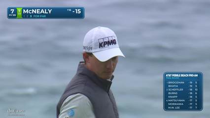 Maverick McNealy | Round 4 | 7th hole | Shot 4 | 2026 AT&T Pebble Beach