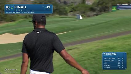 Tony Finau | Round 4 | 10th hole | Shot 2 | 2025 The Sentry