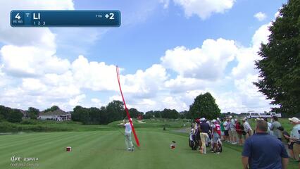 Haotong Li | Round 1 | 4th hole | Shot 1 | 2025 3M Open