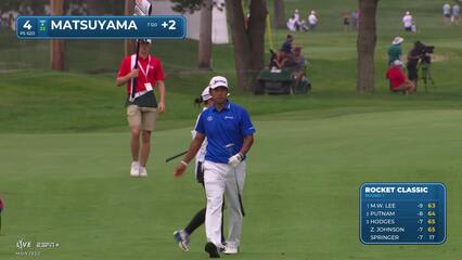 Hideki Matsuyama | Round 1 | 4th hole | Shot 3 | 2025 Rocket Classic