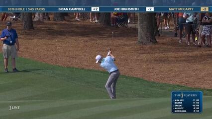 Brian Campbell | Round 2 | 16th hole | Shot 3 | 2025 THE PLAYERS