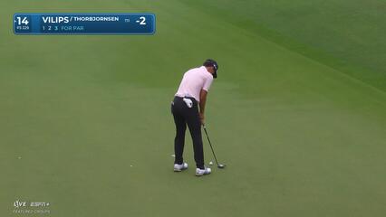 Michael Thorbjornsen | Round 1 | 14th hole | Shot 3 | 2025 Zurich Classic