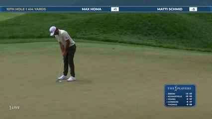 Max Homa | Round 3 | 10th hole | Shot 3 | 2026 THE PLAYERS