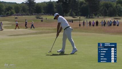 Xander Schauffele | Round 2 | 2nd hole | Shot 5 | 2025 Genesis Scottish Open