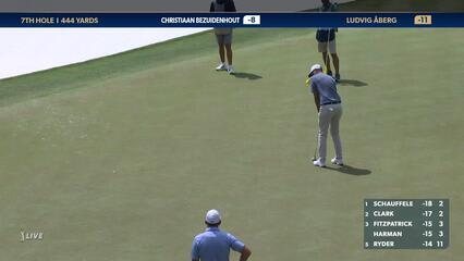 Ludvig Aberg | 2024 THE PLAYERS | Round 4 | 7th hole | Shot 4