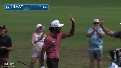 Akshay Bhatia | Round 4 | 13th hole | Shot 2 | 2025 Mexico Open