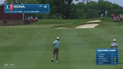 Max Homa | Round 2 | 2nd hole | Shot 2 | 2026 John Deere