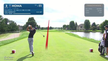 Max Homa | Round 4 | 3rd hole | Shot 1 | 2025 3M Open