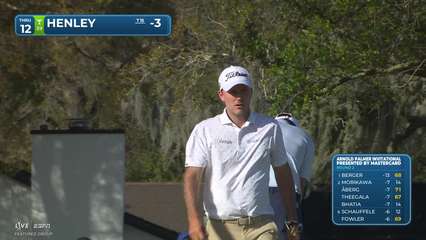 Russell Henley | Round 2 | 12th hole | Shot 4 | 2026 Arnold Palmer