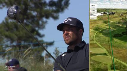 Xander Schauffele | Round 3 | 8th hole | Shot 1 | 2025 Genesis Scottish Open