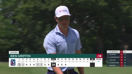Ben Griffin | Round 4 | 12th hole | Shot 4 | 2025 Charles Schwab