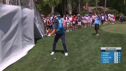 Jordan Spieth | Round 2 | 5th hole | Shot 3 | 2025 RBC Heritage