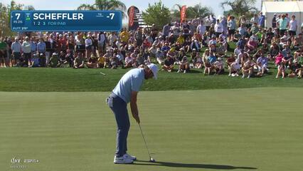 Scottie Scheffler | Round 2 | 7th hole | Shot 3 | 2025 WM Phoenix Open