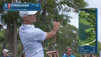 Kevin Streelman | Round 3 | 9th hole | Shot 1 | 2026 Cognizant Classic