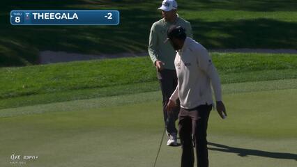 Sahith Theegala | Round 2 | 17th hole | Shot 3 | 2025 Valspar