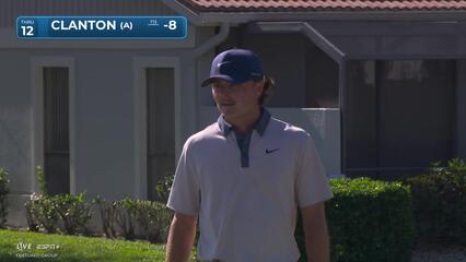 Luke Clanton | Round 2 | 12th hole | Shot 4 | 2025 Cognizant Classic