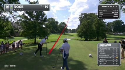 Justin Rose | Round 4 | 16th hole | Shot 1 | 2025 FedEx St. Jude