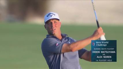 Alex Noren | Playoff 1 | 18th hole | Shot 2 | 2025 Hero World Challenge