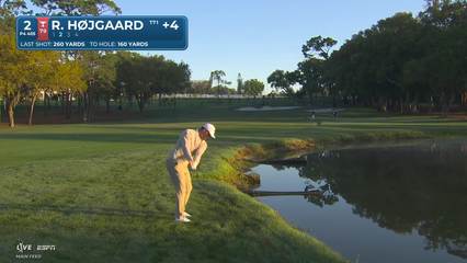 Rasmus Højgaard | Round 4 | 2nd hole | Shot 2 | 2026 Valspar