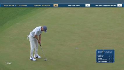 Daniel Berger | Round 1 | 12th hole | Shot 3 | 2026 THE PLAYERS