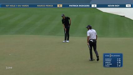 Marco Penge | Round 1 | 1st hole | Shot 4 | 2026 THE PLAYERS