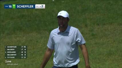 Scottie Scheffler | 2023 the Memorial | Round 4 | 16th hole | Shot 2
