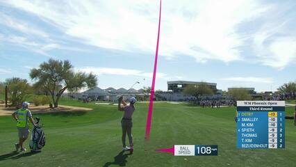 Thomas Detry | Round 3 | 2nd hole | Shot 2 | 2025 WM Phoenix Open