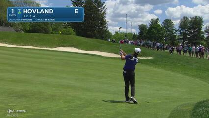 Viktor Hovland | Round 1 | 1st hole | Shot 2 | 2025 Truist Championship