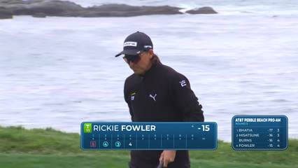 Rickie Fowler | Round 3 | 4th hole | Shot 4 | 2026 AT&T Pebble Beach