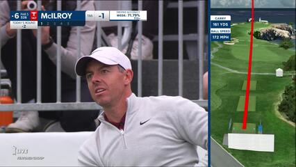 Rory McIlroy | 2024 AT&T Pebble Beach | Round 3 | 6th hole | Shot 1